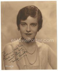 5a588 MADGE KENNEDY signed deluxe 7.5x9.25 still '20s also signed by photographer Pinchot!