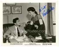 5a591 MARIE WINDSOR signed 8x10 still '48 great close up with John Garfield in Force of Evil!