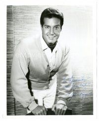 5a609 PETER LUPUS signed 8x10 still '60s smiling portrait of the Mission: Impossible star!
