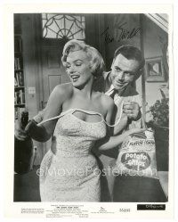 5a635 TOM EWELL signed 8x10 still '55 undressing sexy Marilyn Monroe in The Seven Year Itch!