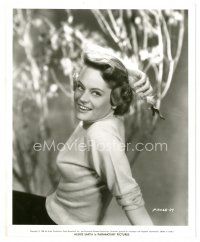 5d129 ALEXIS SMITH deluxe 8x10 still '56 great waist-high smiling portrait of the sexy star!