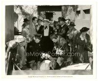 5d162 BANK DICK 8x10 still '40 W.C. Fields & Grady Sutton as bank robber is caught at climax!
