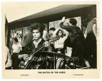 5d172 BATTLE OF THE MODS 8x10 still '66 great close up of rocker Ricky Shayne playing guitar!