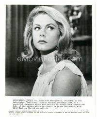 5d179 BEWITCHED TV 8x10 still '65 close up of sexy star Elizabeth Montgomery!