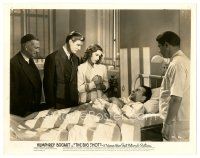 5d189 BIG SHOT 8x10 still '42 Susan Peters & top cast visit Humphrey Bogart in hospital!