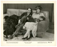 5d190 BIG STORE 8x10 still R62 great c/u of Groucho Marx on couch with Margaret Dumont!v