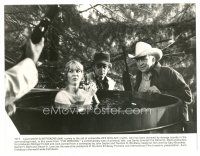 5d019 DEE WALLACE 8x10 still '81 naked in hot tub surrounded by Slim Pickens & men from Howling!