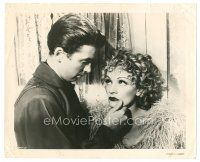 5d293 DESTRY RIDES AGAIN Hungarian 8x10 still '39 best romantic c/u of Stewart & Marlene Dietrich!
