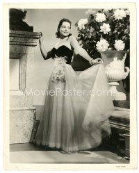 5d302 DIANA LEWIS 8x10 still '40 smiling in great dress from Andy Hardy Meets the Debutante!