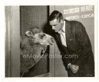 5d338 DREAM WIFE deluxe 8x10 still '53 wacky c/u of Cary Grant talking to baby camel Arlene!