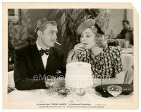 5d351 ENEMY AGENT 8x10 still '40 close up of Philip Dorn having a smoke with pretty Helen Vinson!