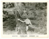5d389 FROM HELL IT CAME 8x10 still '57 great image of woman battling wacky tree monster!