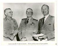5d393 GALLANT HOURS candid 8x10 still '60 James Cagney w/real Admiral Bull Halsey & Bob Montgomery!