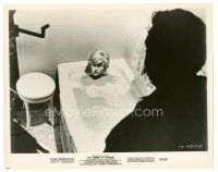 5d026 GLYNIS JOHNS 8x10 still '62 in bathtub w/shadowy figure looming over in Cabinet of Caligari!