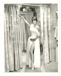 5d428 GYPSY 8x10 still '62 sexy Natalie Wood wearing skimpy fur outfit in her dressing room!