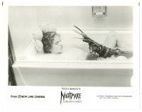 5d027 HEATHER LANGENKAMP 8x10 still '84 naked in tub with Freddy's hand in Nightmare on Elm Street