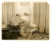 5d521 JOEL McCREA 8x10 still '30 looking comfy at at home reading in his chair by Gaston Longet!