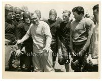5d557 KNUTE ROCKNE - ALL AMERICAN 8x10 still '40 Pat O'Brien with Notre Dame football players!