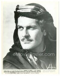 5d573 LAWRENCE OF ARABIA 8x10 still '63 David Lean classic, best close up of Omar Sharif!