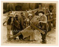 5d587 LITTLE ANNIE ROONEY deluxe 8x10 still '25 kids by Mary Pickford & wooden horse by K.O. Rahmn!