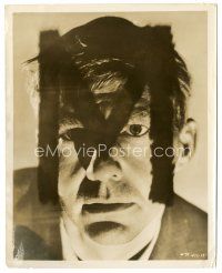 5d613 M 8x10 still '51 Joseph Losey, cool image of David Wayne with M superimposed on face!