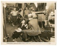 5d622 MAN WHO BROKE THE BANK AT MONTE CARLO candid 8x10 still '35 Joan Bennett w/ director on set!