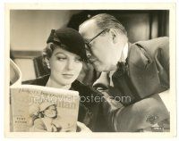 5d664 MIDNIGHT MARY 8x10 still '33 Loretta Young in cool outfit reading Cosmopolitan magazine!