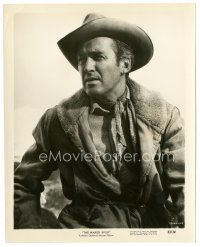 5d692 NAKED SPUR 8x10 still '53 close portrait of James Stewart in western gear!