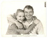 5d709 NO MORE WOMEN 8x10 still '34 smiling close portrait of Victor McLaglen & Sally Blane!