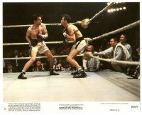5d098 RAGING BULL 8x10 mini LC #8 '80 Martin Scorsese classic, close up of Robert De Niro boxing!