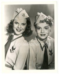 5d805 ROOKIES ON PARADE 8x10 still '41 great portrait of Ruth Terry & Marie Wilson in uniform!