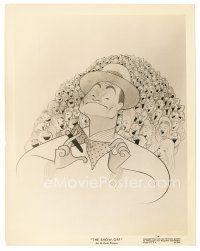 5d842 SHOW-OFF 8x10 still '46 wonderful artwork of Red Skelton & crowd by Al Hirschfeld!