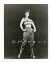 5d934 TRAPEZE 8x10 still '56 full-length sexy Gina Lollobrigida as sexy circus performer!
