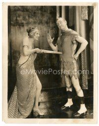 5d953 VAMPING VENUS 8x10 still '28 sexy smiling Thelma Todd pokes Charlie Murray with sword!