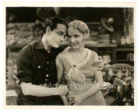 5d965 WAY OUT WEST 8x10 still '30 romantic close up of pretty Leila Hyams & William Haines!