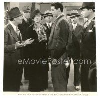 5d983 WINGS IN THE DARK 7.25x7.25 still '34 Roscoe Karns talks to Cary Grant & Myrna Loy!