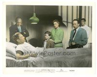 5d069 BIGGER THAN LIFE color 8x10 still '56 Nicholas Ray, drug addict James Mason in hospital!