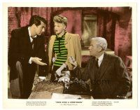 5d095 ONCE UPON A HONEYMOON color 8x10 still '42 Harry Shannon, Ginger Rogers & Cary Grant w/ jewelr