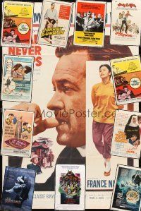 5e017 LOT OF 12 FOLDED ONE-SHEETS '56 - '92 Satan Never Sleeps, Friends of Eddie Coyle & more!