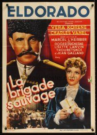 5f281 SAVAGE BRIGADE pre-war Belgian '39 Marcel L'Herbier directed, Vera Korene, Charles Vanel!