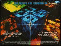5f381 CUBE DS British quad '98 cool completely different sci-fi image, the walls are closing in!