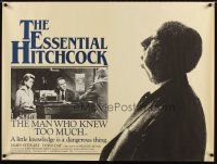 5f400 MAN WHO KNEW TOO MUCH British quad R83 directed by Hitchcock, James Stewart & Doris Day!
