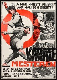 5f480 KARATE MESTEREN Danish '70s cool kung fu martial arts action images & art!