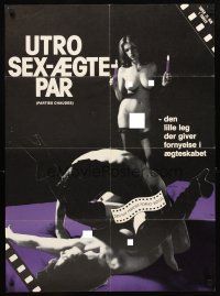 5f510 PARTIES CHAUDES Danish '79 Karine Gambler, sexy image of couple & naked woman watching!