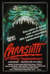 5f187 PARASITE Finnish '82 directed by Charles Band, the first futuristic monster movie in 3-D!