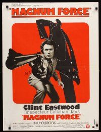 5f695 MAGNUM FORCE French 23x32 '74 Clint Eastwood is Dirty Harry pointing his huge gun!