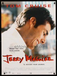 5f773 JERRY MAGUIRE French 15x21 '96 close up of Tom Cruise, directed by Cameron Crowe!