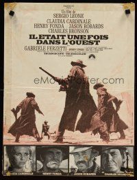 5f800 ONCE UPON A TIME IN THE WEST French 15x21 '69 Leone, Cardinale, Fonda, Bronson & Robards!