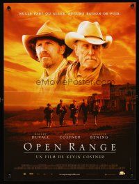 5f802 OPEN RANGE French 15x21 '04 cowboys Kevin Costner & Robert Duvall!