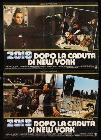 5f598 AFTER THE FALL OF NEW YORK set of 5 Italian photobustas '83 Michael Sopkiw, Anna Kanakis!
